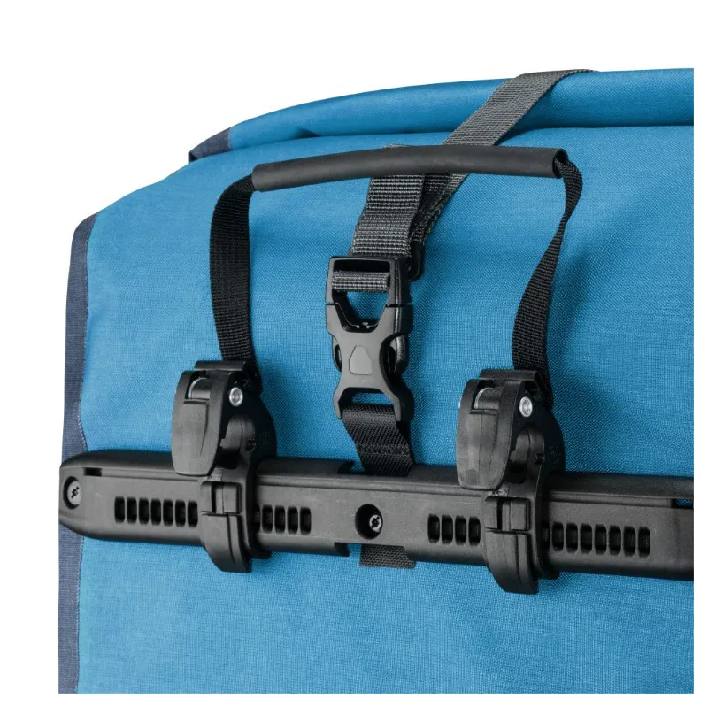 Ortlieb Back Roller Plus QL2.1 40L Bicycle Panniers - Pair - Dusk Blue/Denim -2